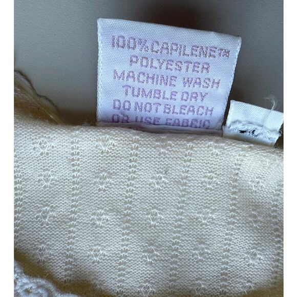 Patagonia Capilene Pale Pink Pointelle Shirt Size Medium - Picture 6 of 6